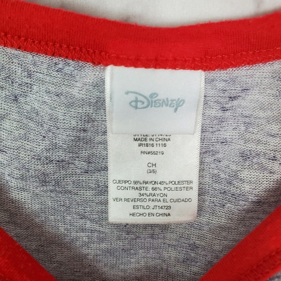 DISNEY Minnie Mouse 2017 Raglan Short Sleeve Shirt - Picture 6 of 9